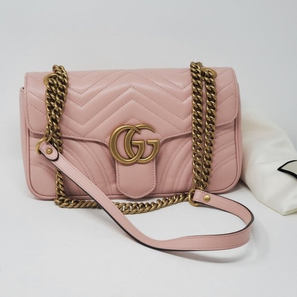 Gucci Small Marmont Matellasse Leather Crossbody - Picture 2 of 14